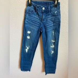 Girls denim jeans size 8 slim